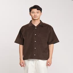 Anders - Short Shirt Jepa Dark Sepia